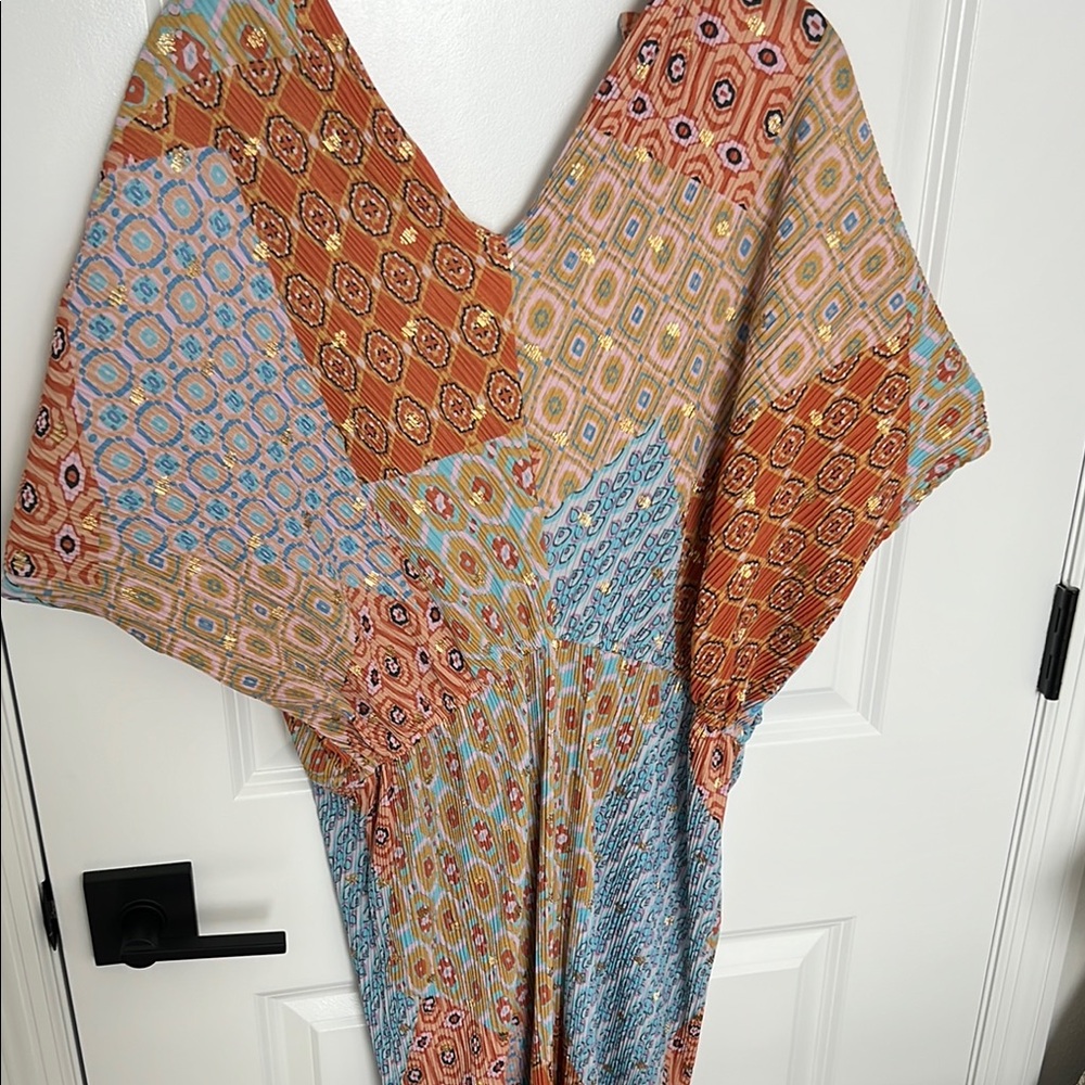 Never Fully Dressed Multicolor Patchwork Print Pl… - image 8